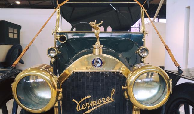 Automobile Vermorel de 1912, collections du musée Malartre © Malartre