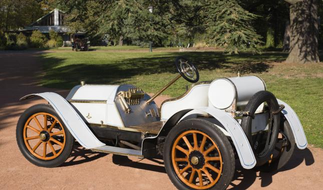 Automobile La Buire de 1905, collections du Musée Malartre - © Bertrand Stofleth