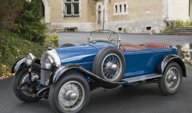 Automobile Lorraine Dietrich de 1927, collections du Musée Malartre - © Bertrand Stofleth