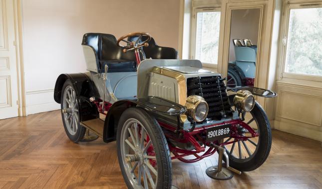 Automobile Luc Court de 1901, collections du Musée Malartre - © Bertrand Stofleth