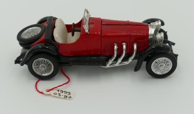 Miniature automobile RAMI by J.M.K. Mercedes SSK 1927 du Musée de l'automobile Henri Malartre
