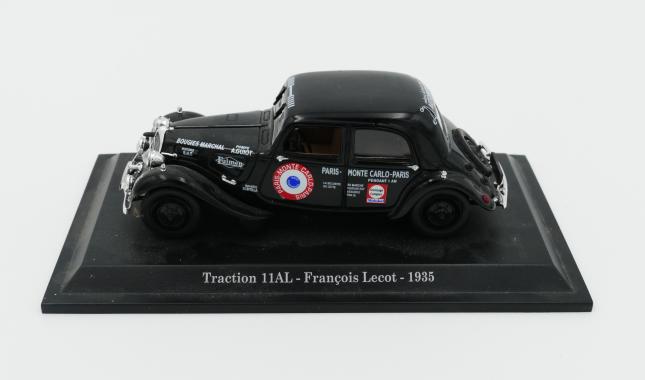 Miniature automobile ELIGOR Citroën traction avant raid Lecot du Musée de l'automobile Henri Malartre.