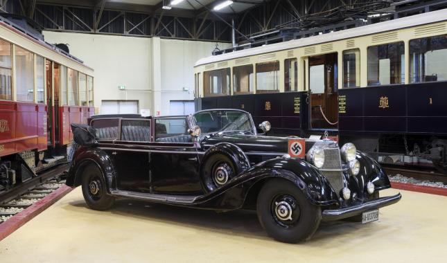 Mercedes-Benz 770K du Musée de l'automobile Henri Malartre.