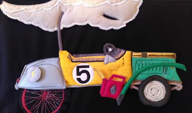 Charivari de la visite contée : la voiture de Camille