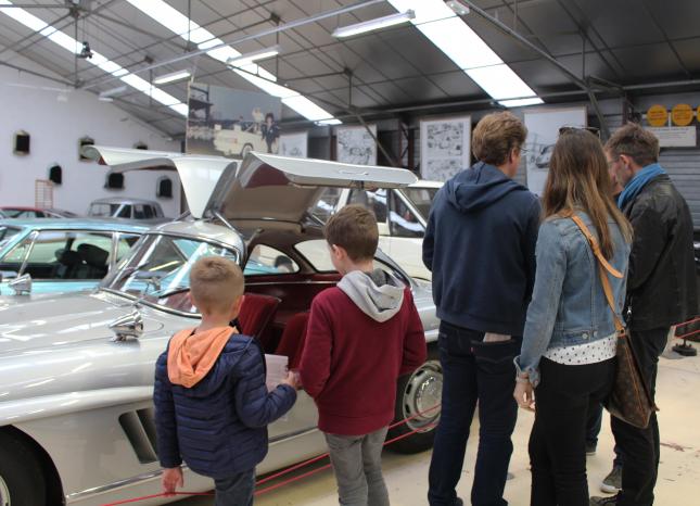 Visite famille pendant la Nuit des Musées 2019 au Musée Malartre - © Malartre