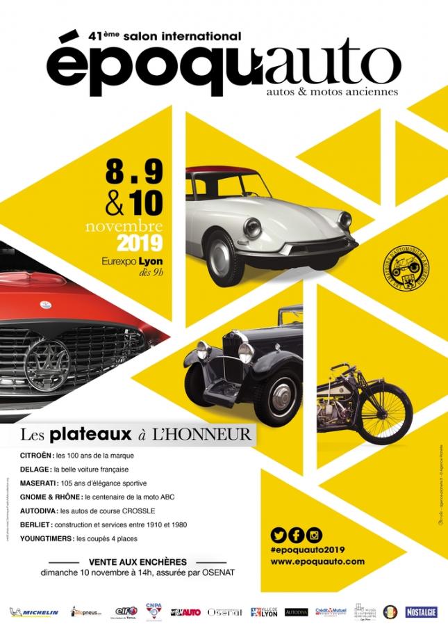 Affiche EpoquAuto de 2019