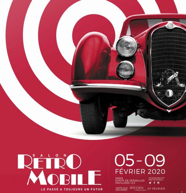 Affiche de Rétromobile 2020