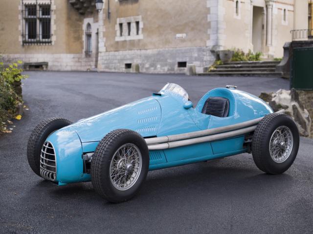 Automobile Gordini vers 1952, collections du Musée Malartre - © Bertrand Stofleth