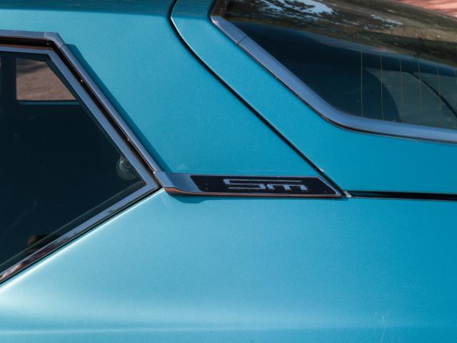 Détails de la carrosserie de la CITROEN Type SB Série S « SM » du Musée de l'automobile Henri Malartre.