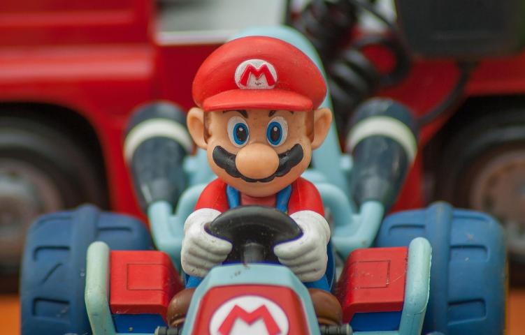 Mario vélo-kart