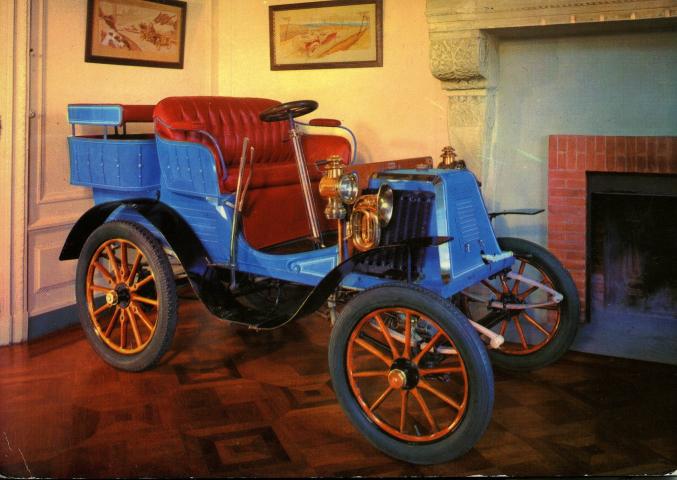 Automobile Renault frères 1901 peinte en bleu