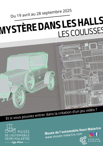 Affiche exposition : Mystères dans les halls
