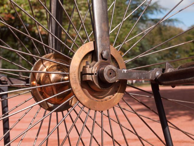 Grand Bicycle RUDGE & Cie n°2 - détail roues 2