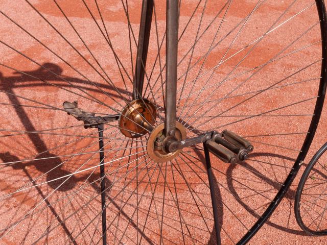 Grand Bicycle RUDGE & Cie n°2 - détail roues