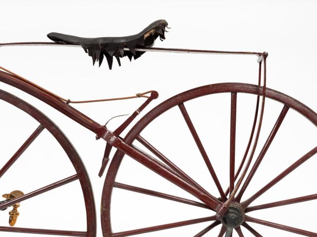 Velocipede Michaux - detail selle