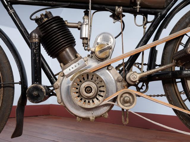 Motocyclette Magnat-Debon - détail moteur