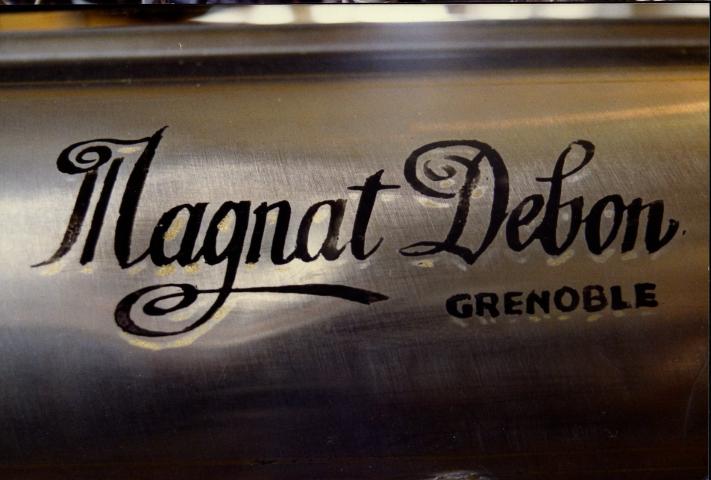 Motocyclette Magnat-Debon - détail marque