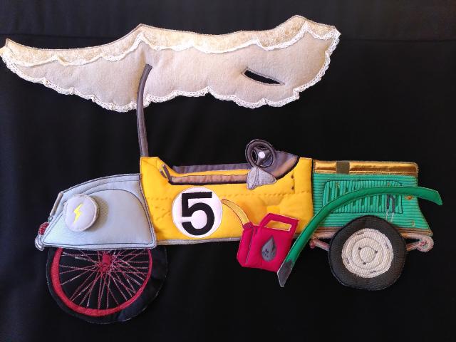 Charivari de la visite contée : la voiture de Camille