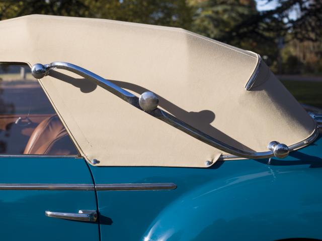 Automobile TALBOT "lago record" Type T26 - detail capote