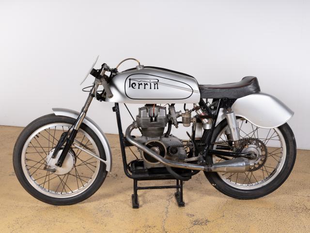 Motocyclette Jonghi Perrin - Profil gauche