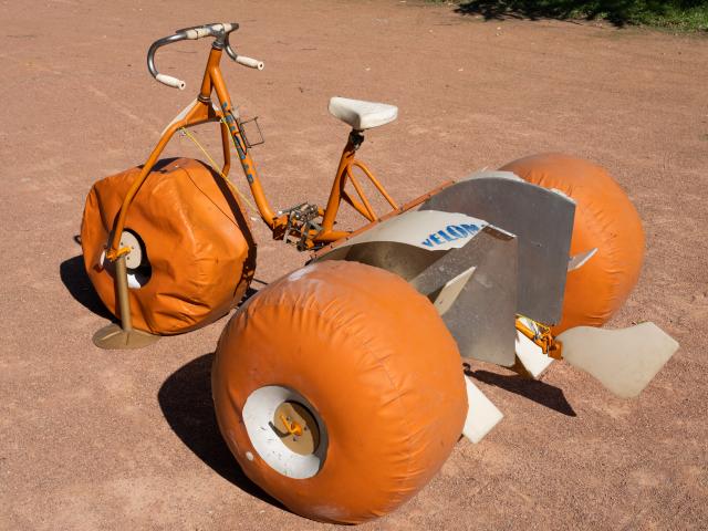 Tricycle aquatique Velomar - dos