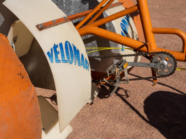 Tricycle aquatique Velomar - detail