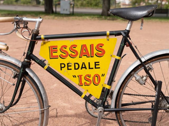 Bicyclette à pédales ISO C.I.M. - Détail cadre