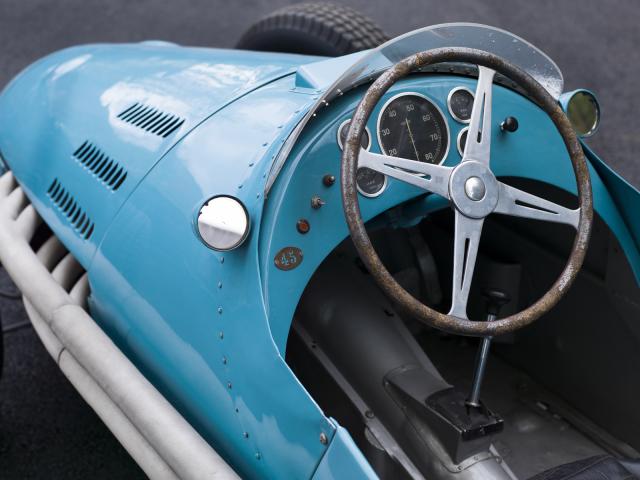 GORDINI monoplace Type 16 - Détail volant