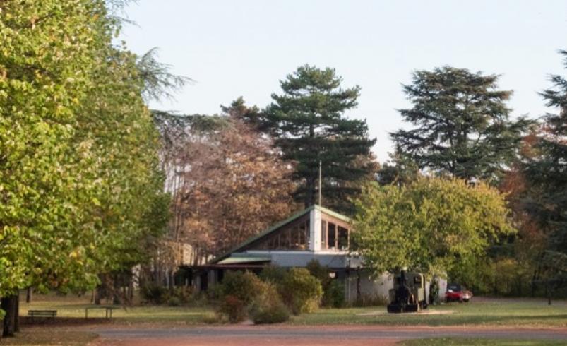 Le pavillon du parc du Musée Malartre - © Malartre