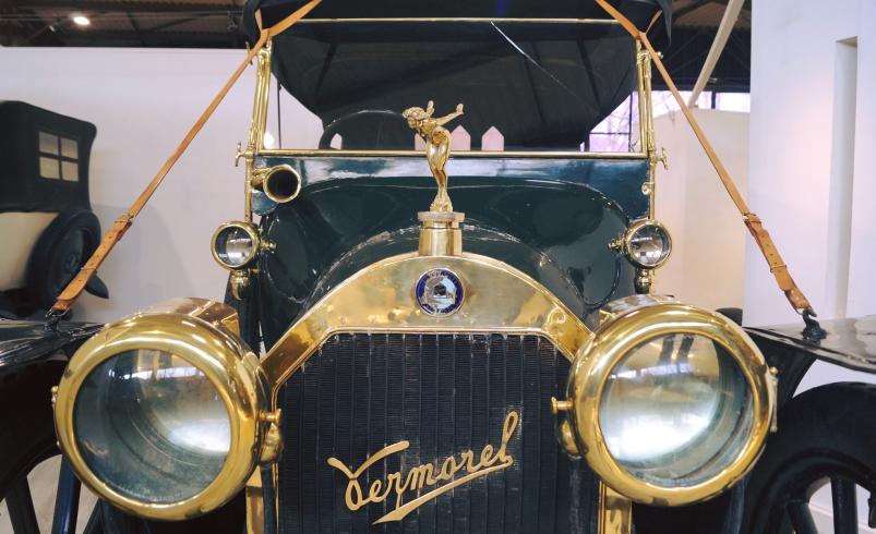 Automobile Vermorel de 1912, collections du musée Malartre © Malartre